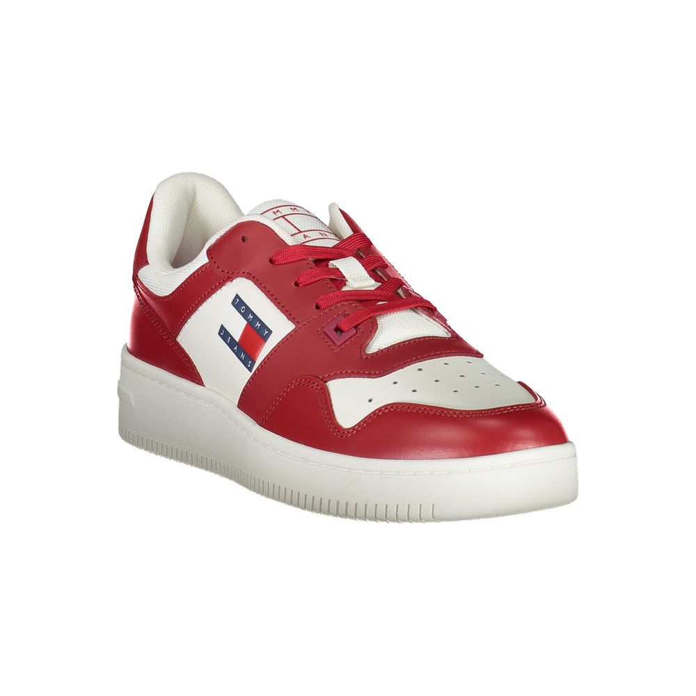 Tommy Hilfiger Rosso Leder Herren Sneaker