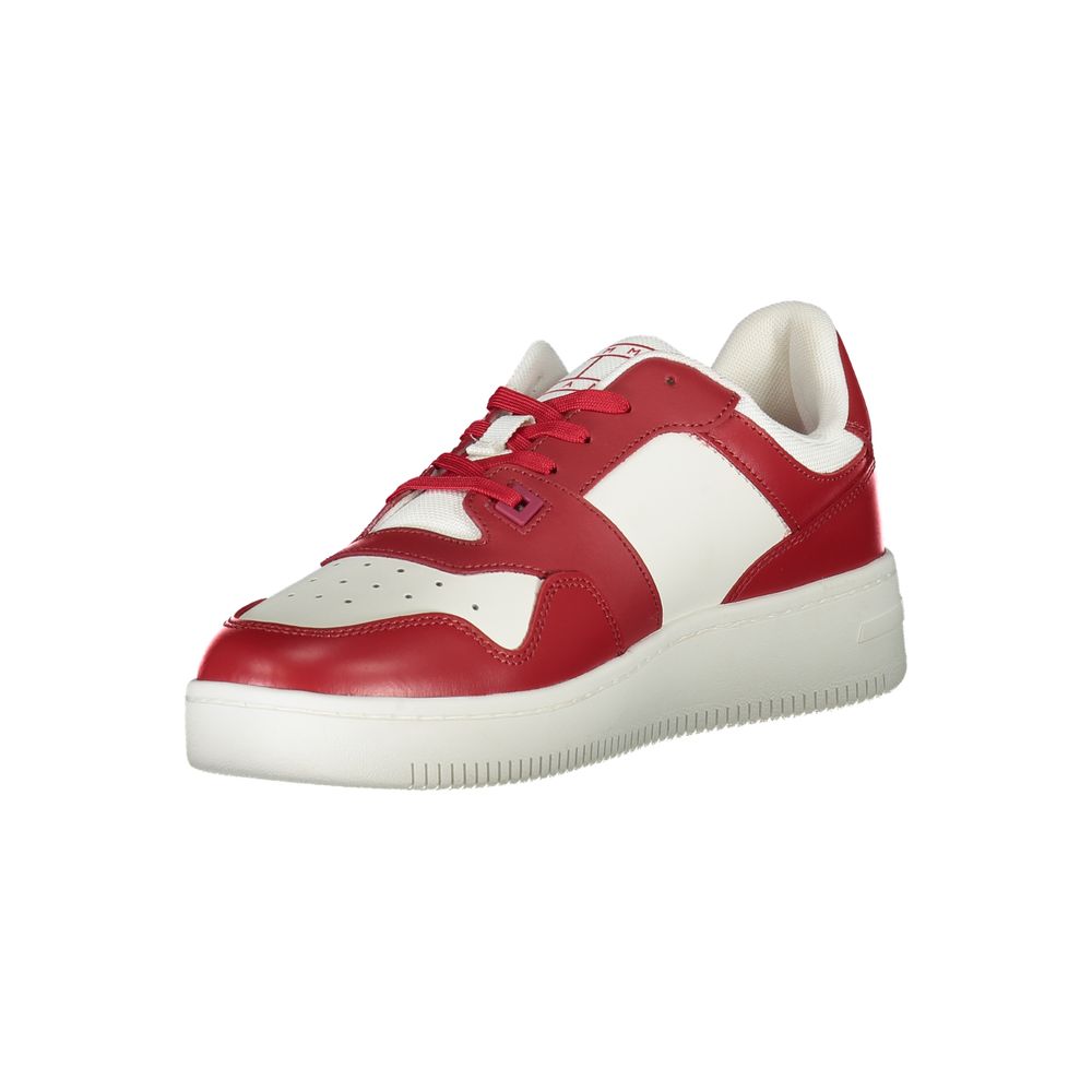Tommy Hilfiger Rosso Leder Herren Sneaker