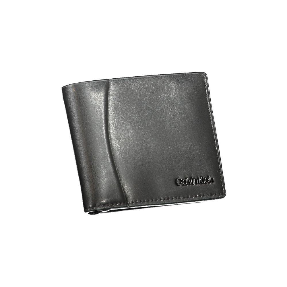Calvin Klein Black Leather Men Wallet