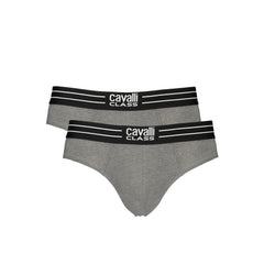 Cavalli Class Brown Cotton Men Underwear