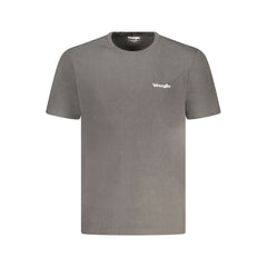 Wrangler schwarzes Baumwoll-T-Shirt
