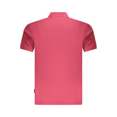 Napapijri Red Cotton Men Polo Shirt