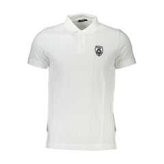 Cavalli Class Bianco Baumwoll Herren Polo