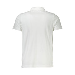 Cavalli Class Bianco Baumwoll Herren Polo