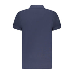 Trussardi Blue Cotton Men Polo Shirt