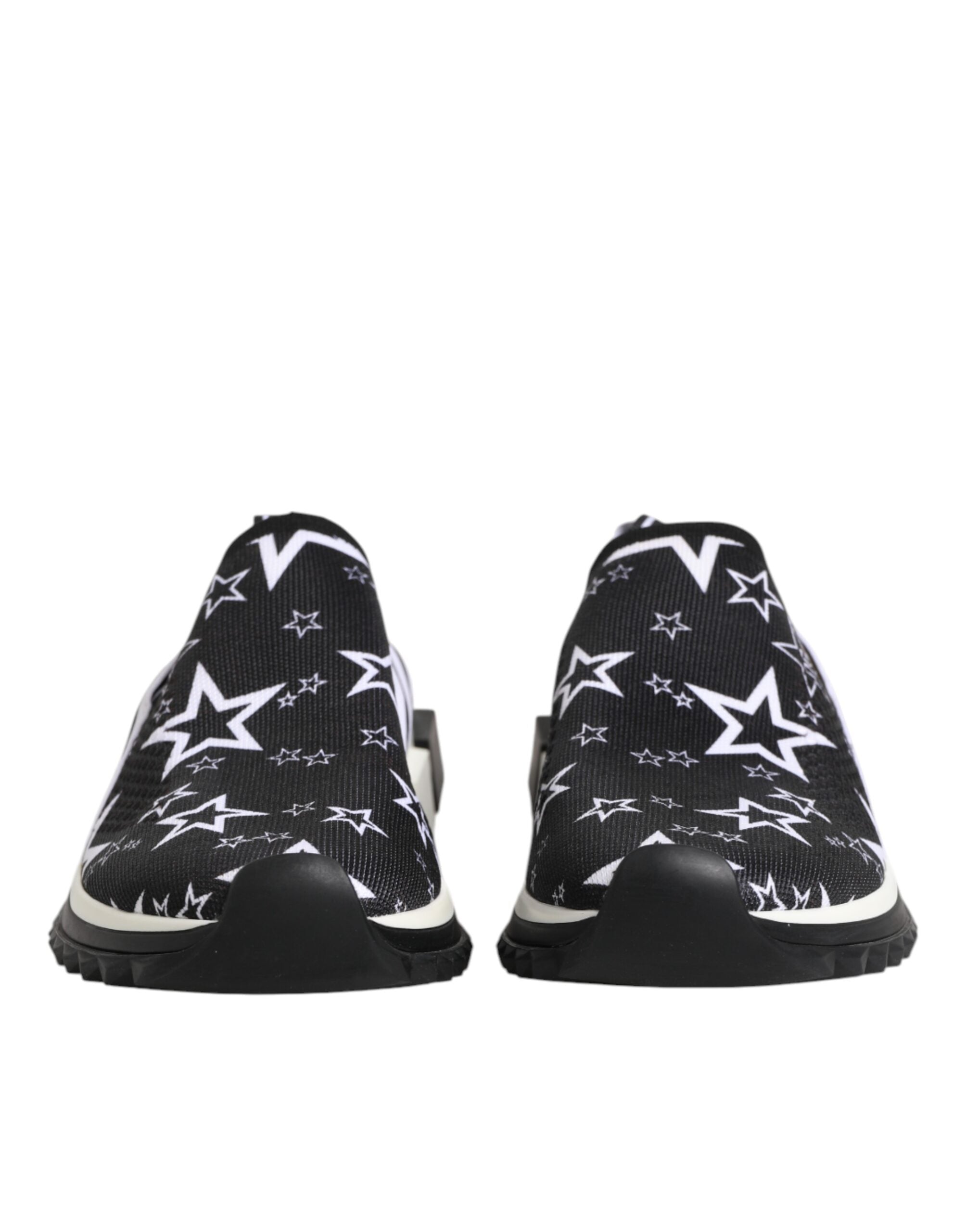 Dolce &amp; Gabbana Schwarz Weiß Sorrento Low Top Sneakers Schuhe