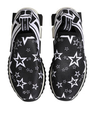 Dolce &amp; Gabbana Schwarz Weiß Sorrento Low Top Sneakers Schuhe