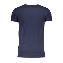 Cavalli Class Blauw Katoenen Heren T-Shirt