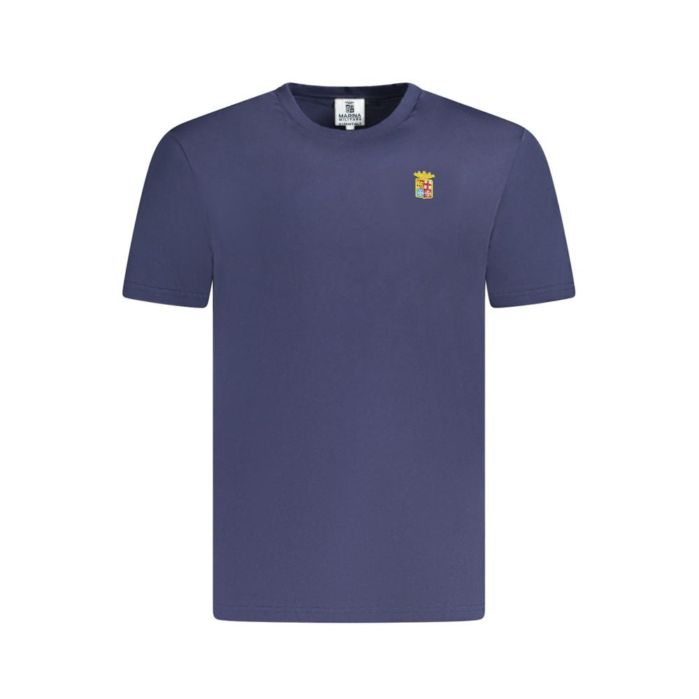 Marina Militare Blue Cotton T-Shirt