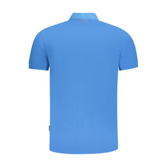 Napapijri Blauwe Katoenen Herenpolo