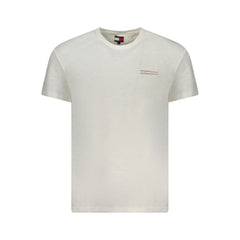 Tommy Hilfiger White Cotton Men T-Shirt