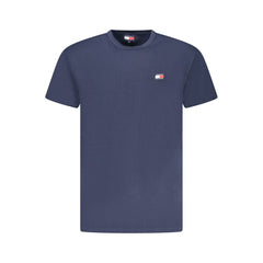 Tommy Hilfiger Blue Cotton Men T-Shirt