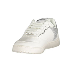 Gas White Polyester Women Sneaker