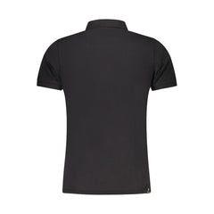 Accademia Militare Black Cotton Polo Shirt