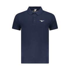 Accademia Militare Blue Cotton Polo Shirt