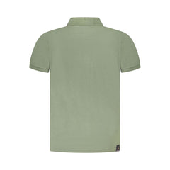 Accademia Militare Green Cotton Polo Shirt
