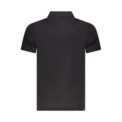 Accademia Militare Black Cotton Polo Shirt