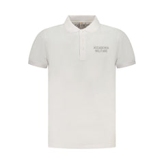 Accademia Militare White Cotton Polo Shirt