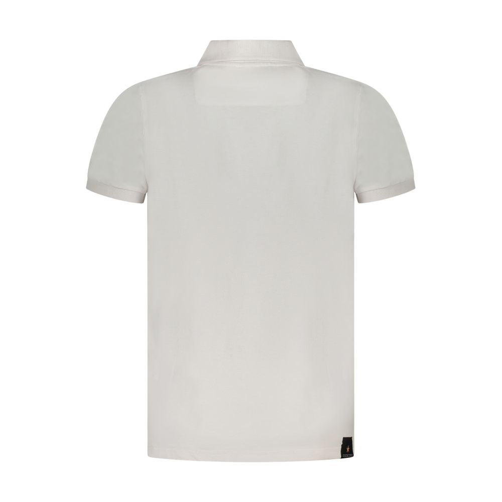 Accademia Militare White Cotton Polo Shirt
