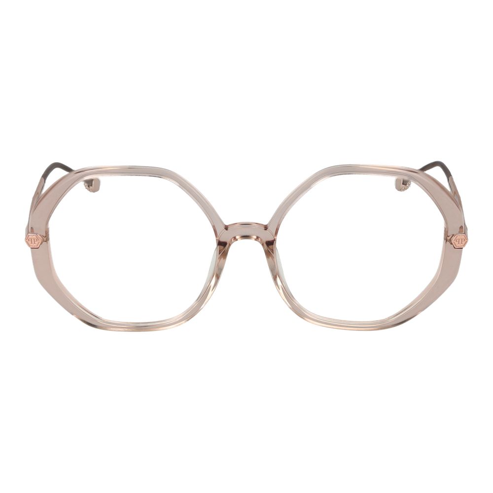 Philipp Plein Brille aus rosa Zelluloseacetat (Fassungen)