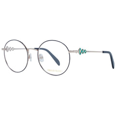 Emilio Pucci Blaue Metallbrille (Gestelle)