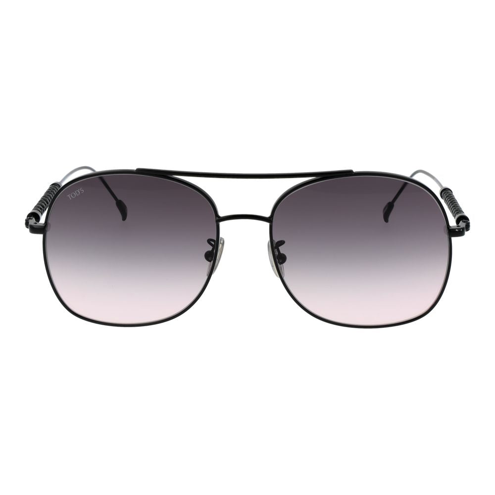 Tod's schwarze Metall-Sonnenbrille