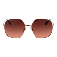 Max Mara Roségouden Metalen Zonnebril