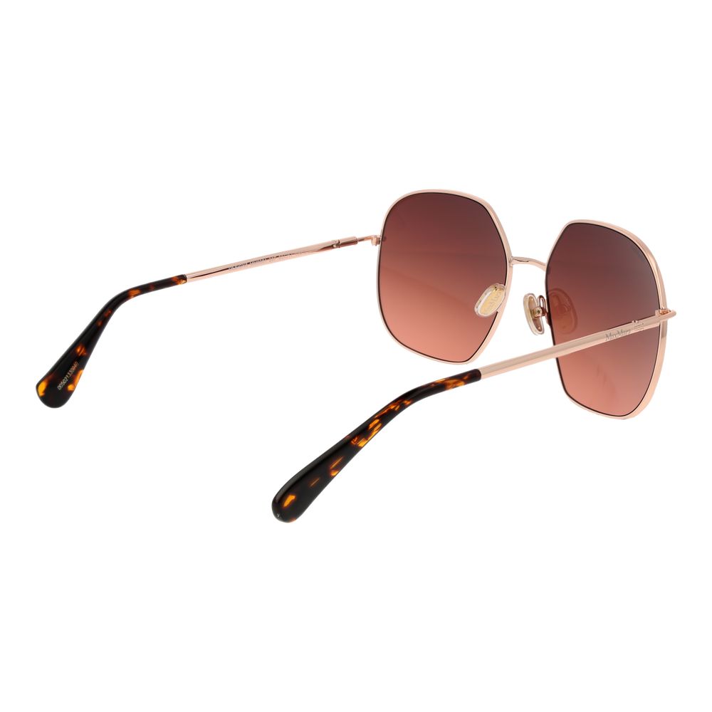 Max Mara Roségouden Metalen Zonnebril