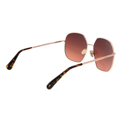 Max Mara Roségouden Metalen Zonnebril