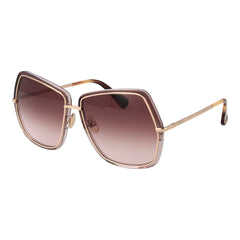 Max Mara Sonnenbrille aus goldfarbenem Metall