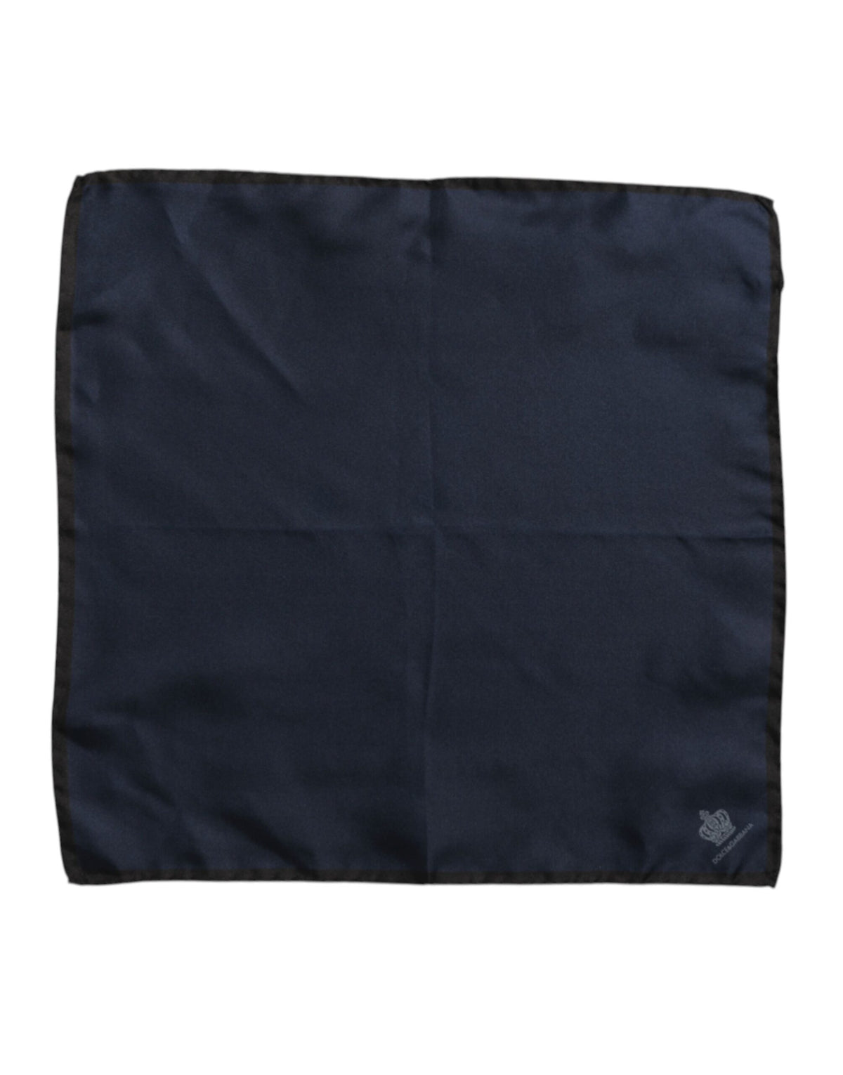 Dolce & Gabbana Blau DG Crown Seiden-Foulard für Herren