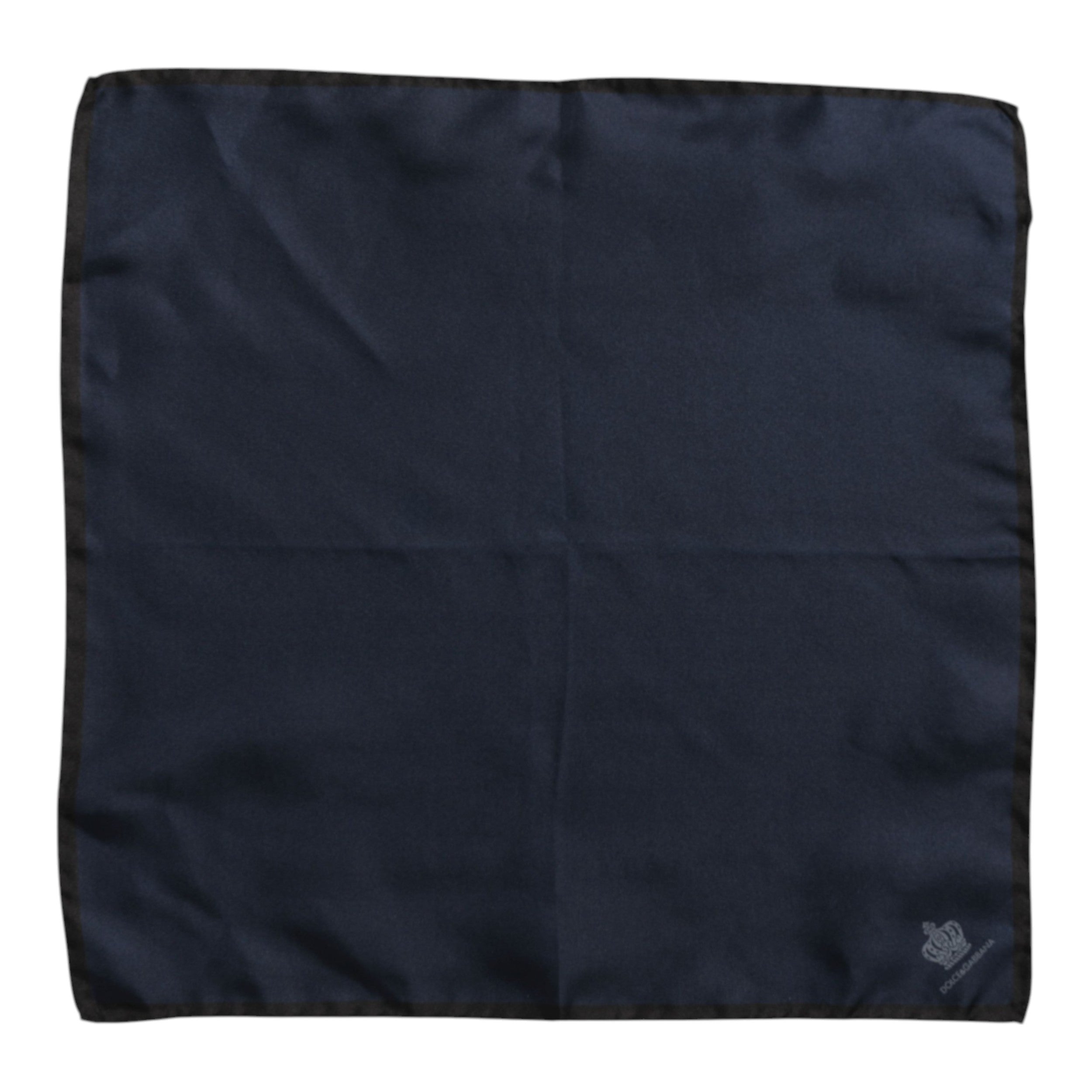 Dolce & Gabbana Blau DG Crown Seiden-Foulard für Herren