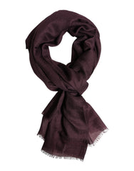 Dolce & Gabbana Bordeaux Kasjmier Nekwarmer Sjaal Omslagdoek