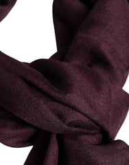 Dolce & Gabbana Bordeaux Kasjmier Nekwarmer Sjaal Omslagdoek