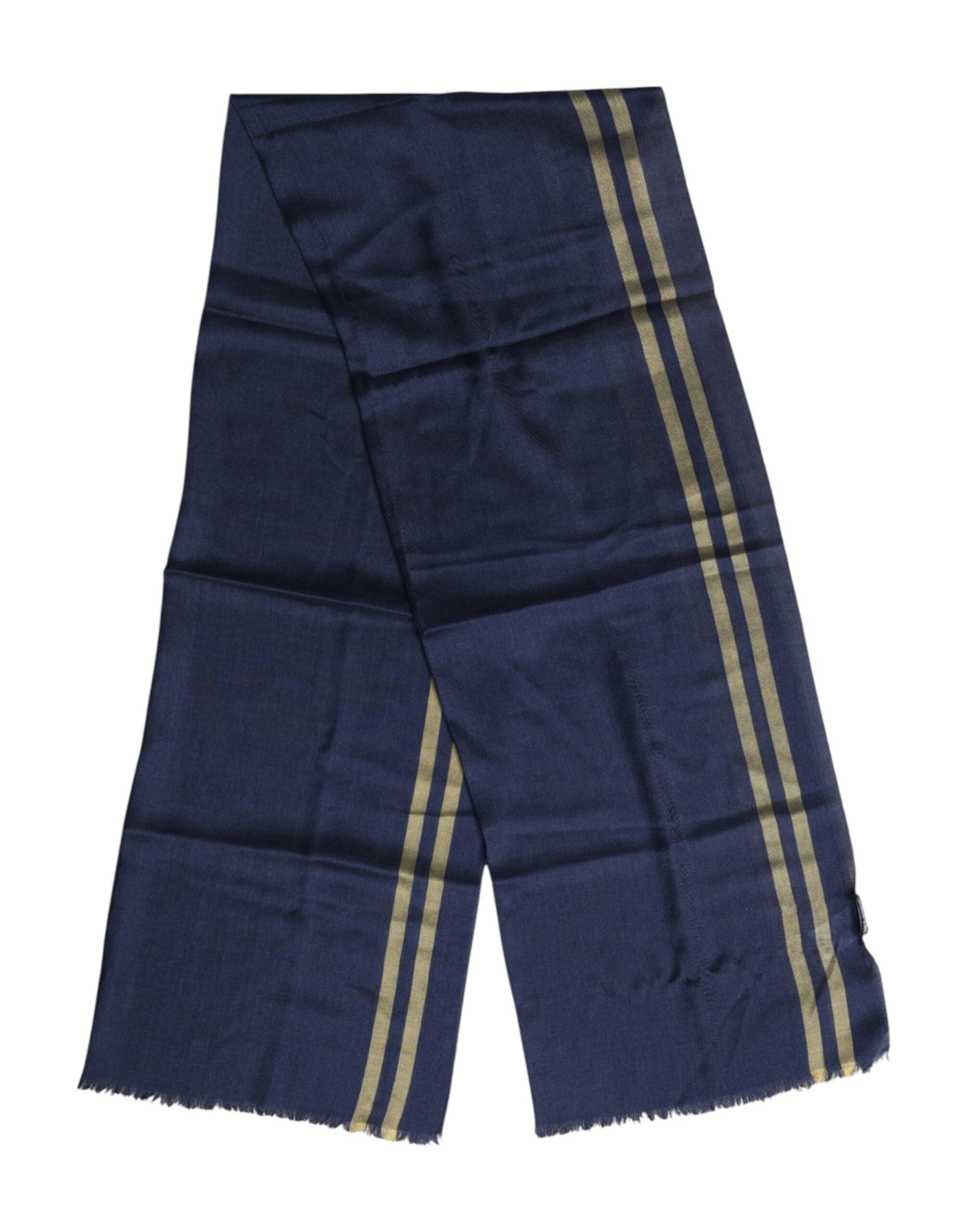 Dolce & Gabbana Blauer Kaschmir Halswärmer Wickelschal Tuch