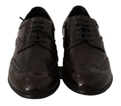 Dolce & Gabbana Bruine Leren Brogues Oxford Wingtip Schoenen