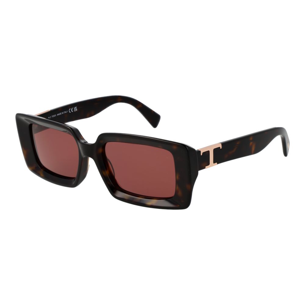 Tod's Braune Azetat-Sonnenbrille