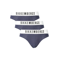 Bikkembergs Blue Cotton Underwear