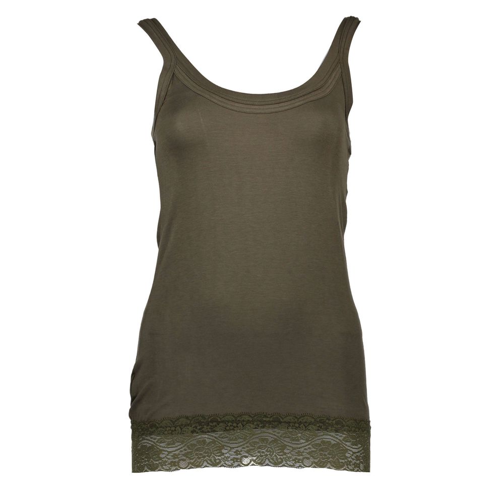 Silvian Heach Verde Damen T-Shirt aus Baumwolle