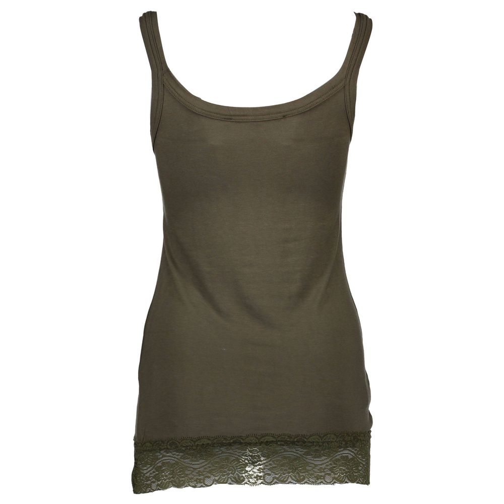Silvian Heach Verde Damen T-Shirt aus Baumwolle