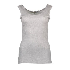 Silvian Heach Grigio Viscosa Women T-Shirt