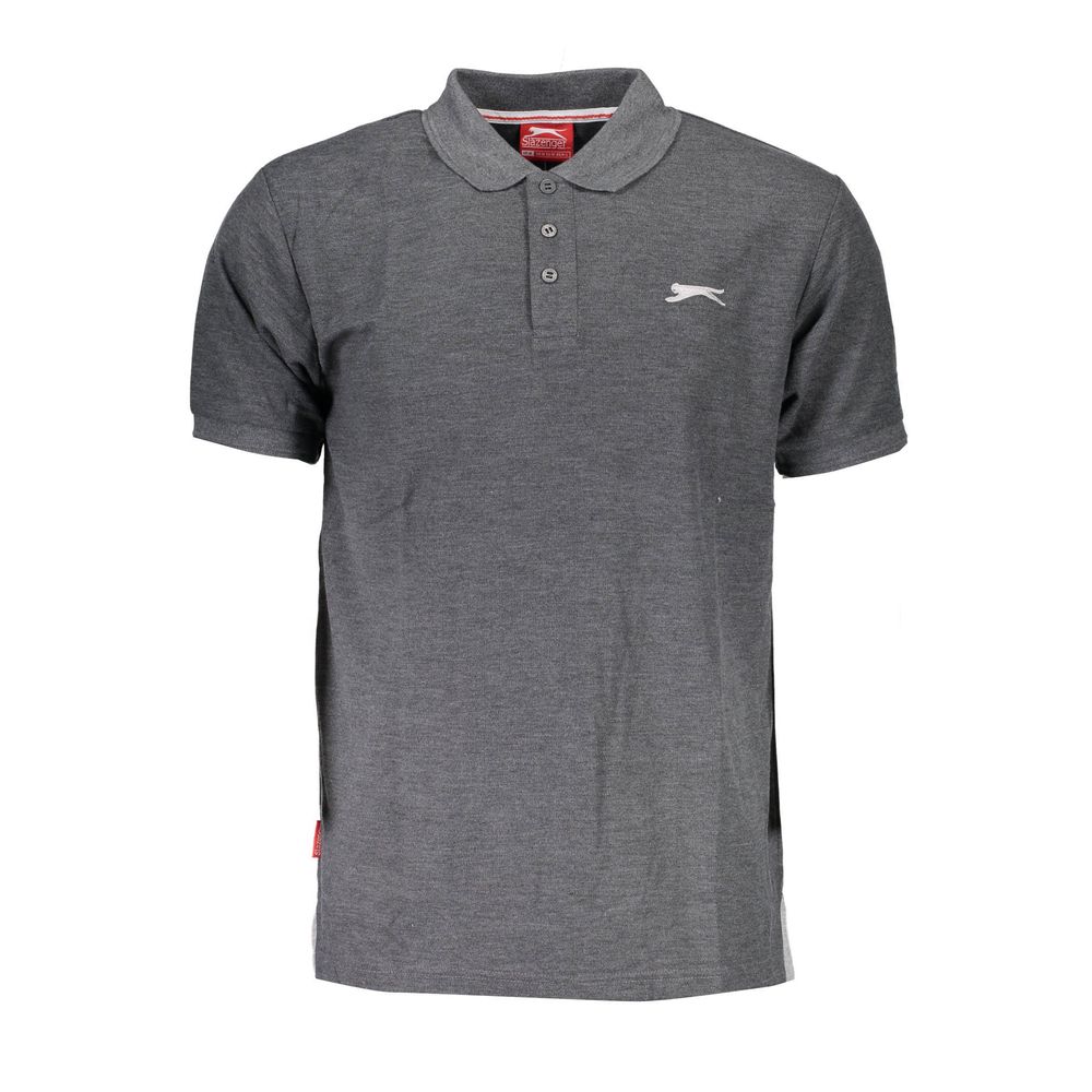 Slazenger Grigio Polyester Herren Polo