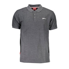 Slazenger Grigio Polyester Herren Polo
