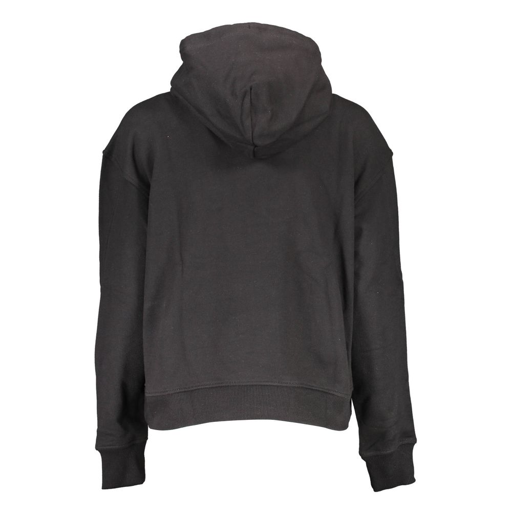 Calvin Klein Schwarzes Damen-Sweatshirt aus Baumwolle