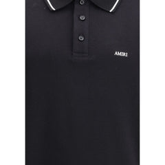 Amiri Zwart Katoenen Poloshirt