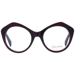 Yohji Yamamoto Bordeauxfarbene Acetatbrille (Fassungen)