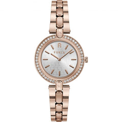 Furla Mehrfarbige Armbanduhr aus Edelstahl