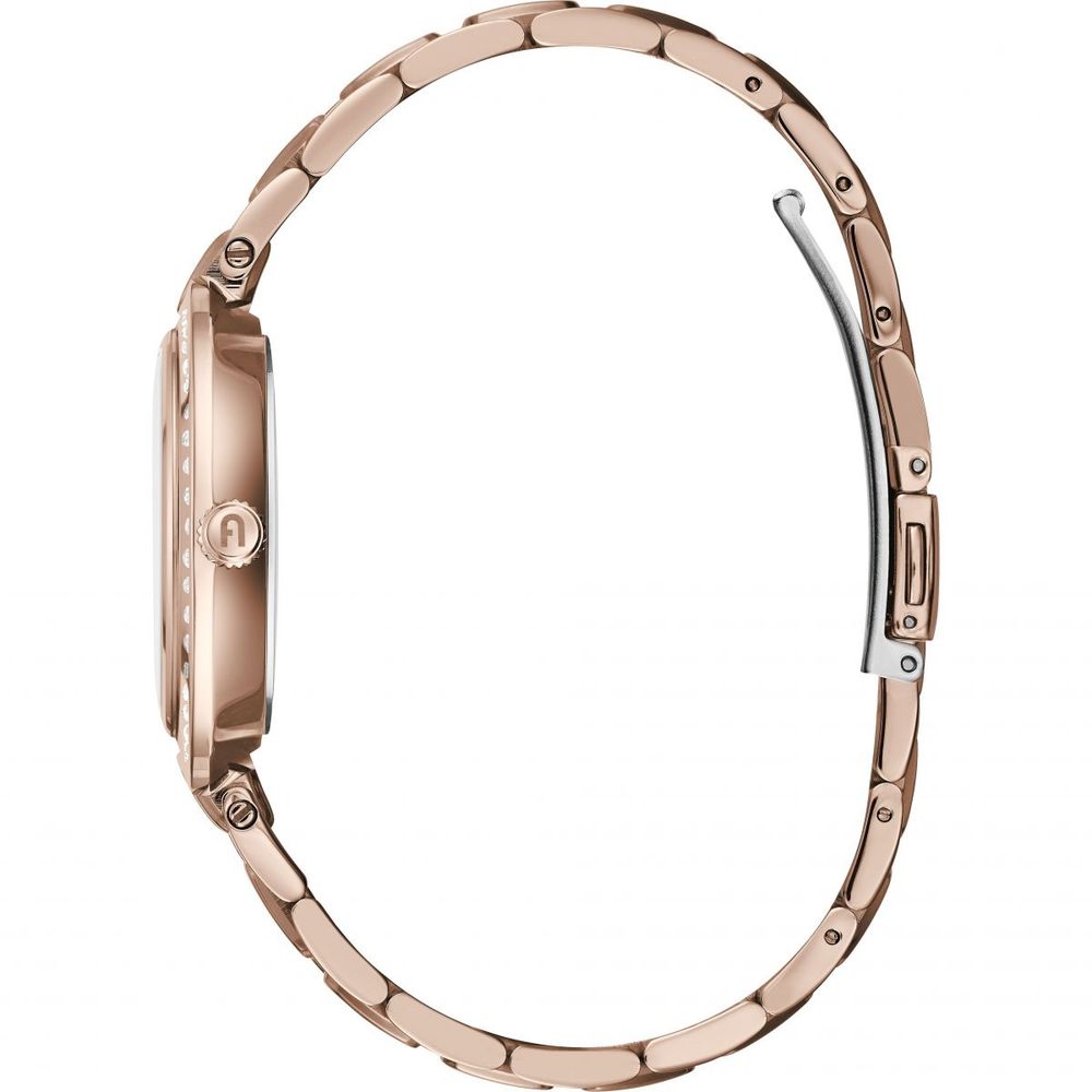 Furla Mehrfarbige Armbanduhr aus Edelstahl