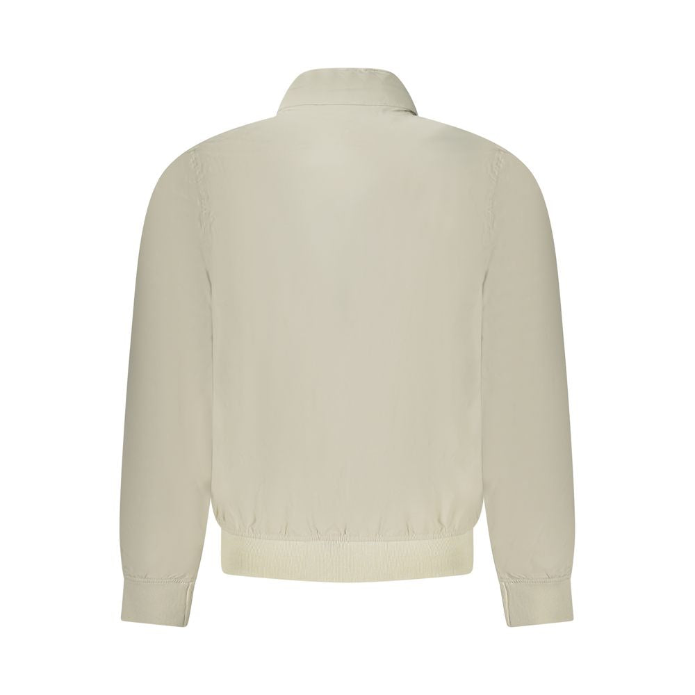 K-WAY Beige Nylon Jassen & Jacks