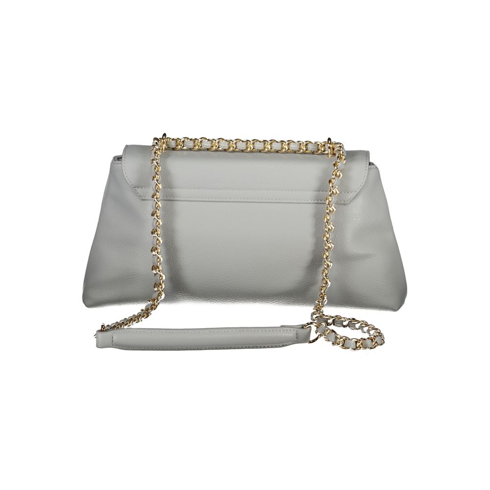 Mario Valentino Grigio Schultertasche aus Polyurethan für Damen